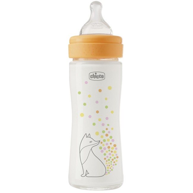 Chicco Biberon Perfect Glass Girl Silicone Da 240 Ml Chicco Biberon Perfect Glass Girl Silicone Da 240 Ml
