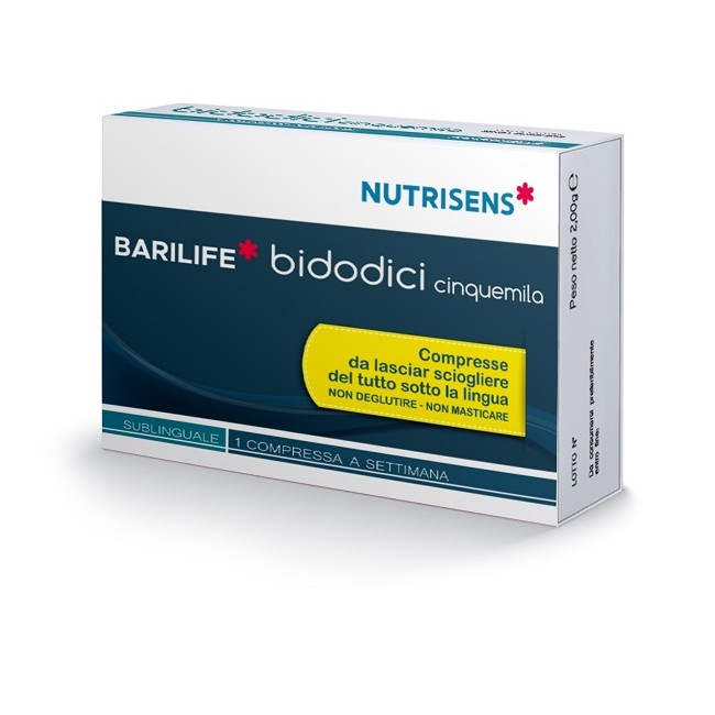 Barilife Bidodici Cinquemila 5 Compresse Sublinguali Da 0,4 G Senza Glutine Barilife Bidodici Cinquemila 5 Compresse Sublinguali Da 0,4 G Senza Glutine