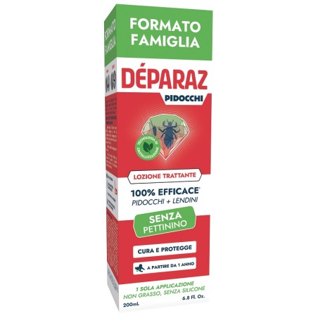 Deparaz Lozione Trattante Anti Pidocchio 200 Ml Deparaz Lozione Trattante Anti Pidocchio 200 Ml