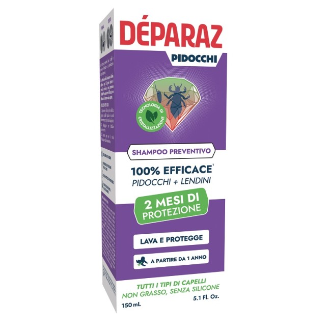 Deparaz Shampoo Preventivo Anti Pidocchio 150 Ml Deparaz Shampoo Preventivo Anti Pidocchio 150 Ml