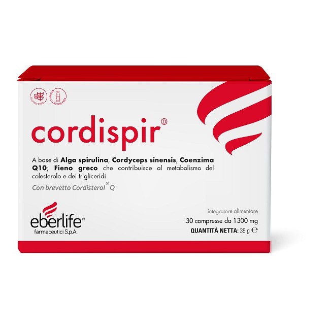 Cordispir 30 Compresse Senza Glutine Naturalmente Privo Di Lattosio