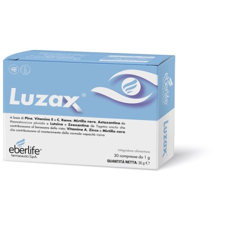 Luzax 30 Compresse Senza Glutine Naturalmente Privo Di Lattosio