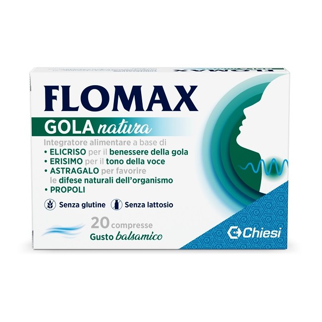 Flomax Gola Natura Balsamico 20 Compresse Con Edulcoranti Senza Glutine E Lattosio Flomax Gola Natura Balsamico 20 Compresse Con Edulcoranti Senza Glutine E Lattosio