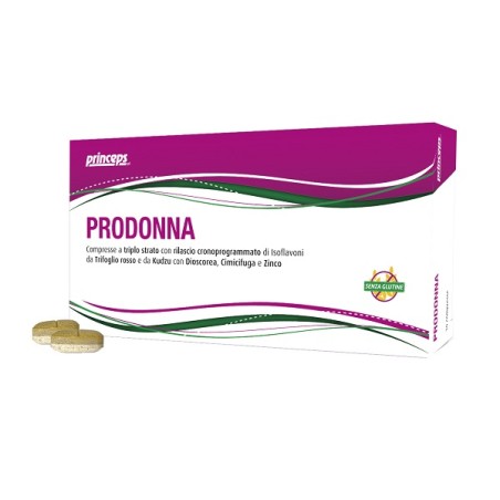 Prodonna 30 Compresse Senza Glutine Naturalmente Privo Di Lattosio Prodonna 30 Compresse Senza Glutine Naturalmente Privo Di Lattosio