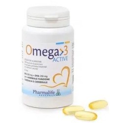 Confezione da 120 perle di Omega 3 Active Integratore Per Il Cuore Ed Il Benessere Cardiocircolatorio.