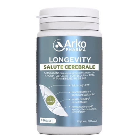 Longevity Salute Cerebrale 60 Capsule Longevity Salute Cerebrale 60 Capsule