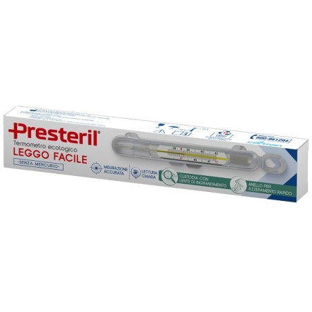 Presteril Termometro Ecologico Leggo Facile Senza Mercurio
