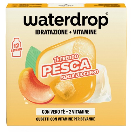 Waterdrop Ice Tea Pesca 12 Cubetti Waterdrop Ice Tea Pesca 12 Cubetti