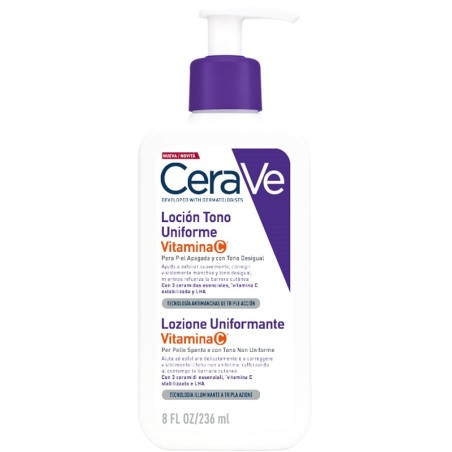 Flacone da 236 ml di Cerave Lozione Copro Idratante Uniformante Flacone da 236 ml di Cerave Lozione Copro Idratante Uniformante