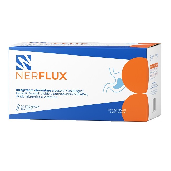 Nerflux 20 Stickpack 15 Ml Gusto Lampone Con Edulcorante Nerflux 20 Stickpack 15 Ml Gusto Lampone Con Edulcorante