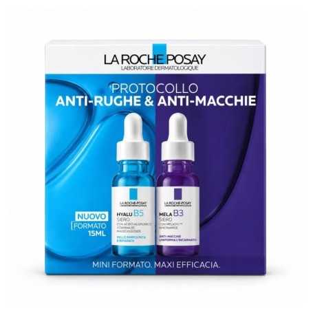 La Roche Posay Cofanetto contenente Hyalu B5 Siero + Mela B3 Siero La Roche Posay Cofanetto contenente Hyalu B5 Siero + Mela B3 Siero