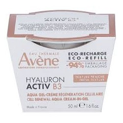 Vasetto ricarica da 50 ml di Avene Hyaluron Activ B3 Aqua Gel Crema