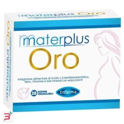 Confezione da 28 bustine di Materplus Oro Integratore Per La Donna In Gravidanza.