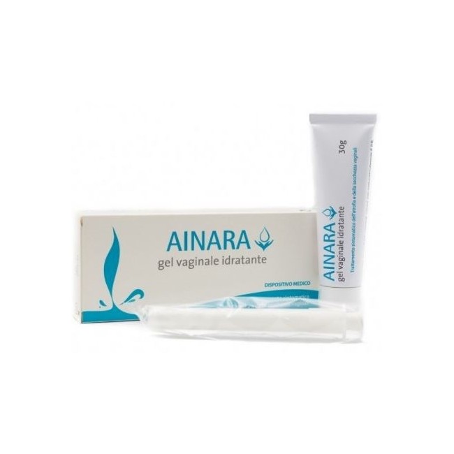 Confezione da 30 grammi di Ainara Gel idratante vaginale Confezione da 30 grammi di Ainara Gel idratante vaginale