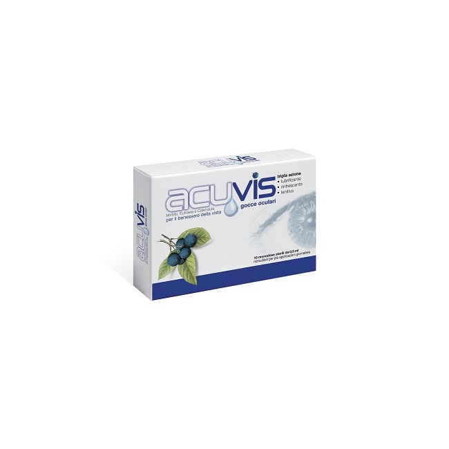 Acuvis Gocce Oculari 10 Flaconi Da 0,5ml Acuvis Gocce Oculari 10 Flaconi Da 0,5ml