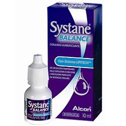 Flacone da 10 ml di Systane Balance, collirio lubrificante per occhi secchi.