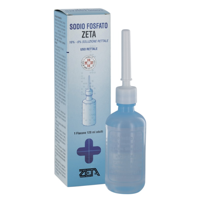 Zeta Farmaceutici Sodio Fosfato Soluzione Rettale Trattamento Della Stitichezza 1 Clisma 120ml Zeta Farmaceutici Sodio Fosfato Soluzione Rettale Trattamento Della Stitichezza 1 Clisma 120ml