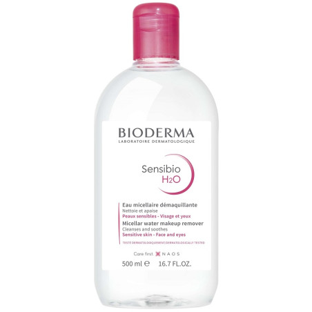 Flacone da 500 ml di Bioderma Sensibio H20 Soluzione Micellare Flacone da 500 ml di Bioderma Sensibio H20 Soluzione Micellare