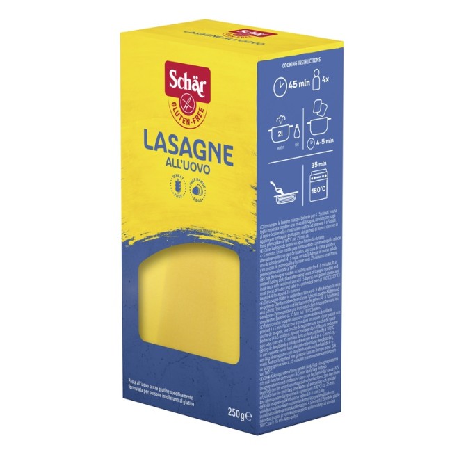 Schar Lasagne All'Uovo Senza Glutine 250g Schar Lasagne All'Uovo Senza Glutine 250g
