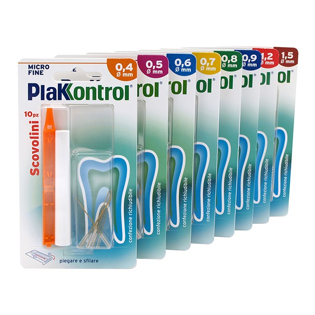 Plakkontrol Scovolini Da 0,4mm 10 Pezzi Plakkontrol Scovolini Da 0,4mm 10 Pezzi
