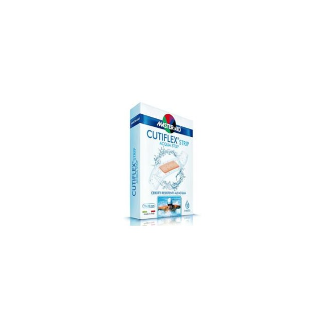 CEROTTO MASTER-AID CUTIFLEXMED STRIP TRASPARENTE IMPERMEABILE SUPPORTO IN POLIURETANO MEDIO 10 PEZZI