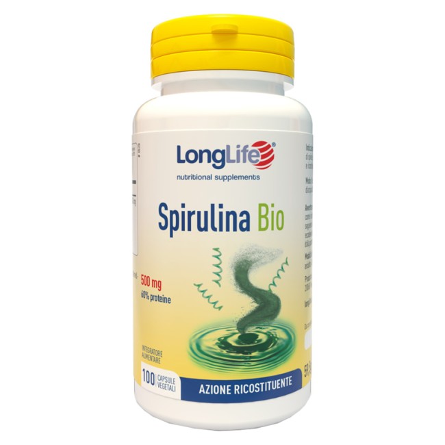 LONGLIFE SPIRULINA BIO 500 MG 100 CAPSULE VEGETALI LONGLIFE SPIRULINA BIO 500 MG 100 CAPSULE VEGETALI