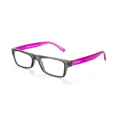 OCCHIALE PREMONTATO DA LETTURA LOLLIPOP LDGF GREY/FUXIA +3,00 DIOTTRIE OCCHIALE PREMONTATO DA LETTURA LOLLIPOP LDGF GREY/FUXIA +3,00 DIOTTRIE