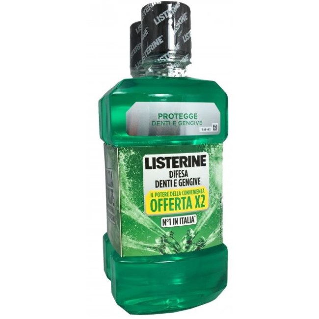Listerine Difesa Denti E Gengive Collutorio 2 Confezioni 250ml Listerine Difesa Denti E Gengive Collutorio 2 Confezioni 250ml