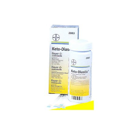 STRISCE MISURAZIONE GLICOSURIA E CHETONURIA KETODIASTIX 50 PEZZI STRISCE MISURAZIONE GLICOSURIA E CHETONURIA KETODIASTIX 50 PEZZI