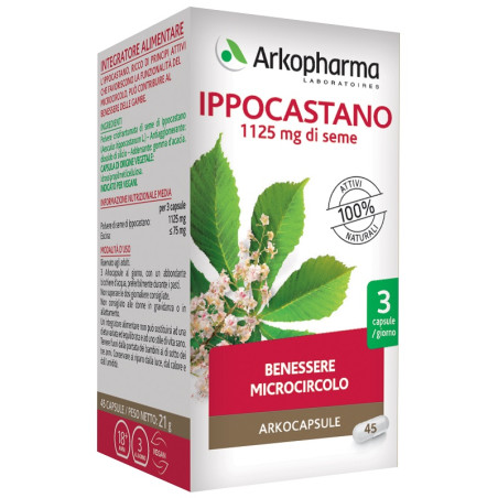 Arkopharma Ippocastano Arkocapsule Integratore Alimentare 50 Capsule