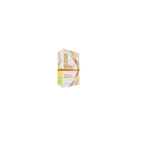 Confezione da 60 perle di Helioskin Pro Pharcos, integratore per rinforzare la pelle dall'esposizione solare.