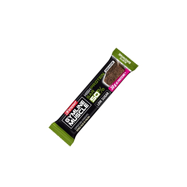 Enervit Gymline Muscle High Protein Bar 50% Gusto Brownie Barretta Proteica 60g Enervit Gymline Muscle High Protein Bar 50% Gusto Brownie Barretta Proteica 60g