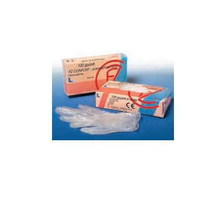 GUANTO IN VINILE CONFORT MISURA MEDIA ANTIADERENTE BIOCOMPATIBILE UTILIZZABILE ANCHE A CONTATTO CON SOSTANZE ALIMENTARI 100 PEZZ GUANTO IN VINILE CONFORT MISURA MEDIA ANTIADERENTE BIOCOMPATIBILE UTILIZZABILE ANCHE A CONTATTO CON SOSTANZE ALIMENTARI 100 PEZZ