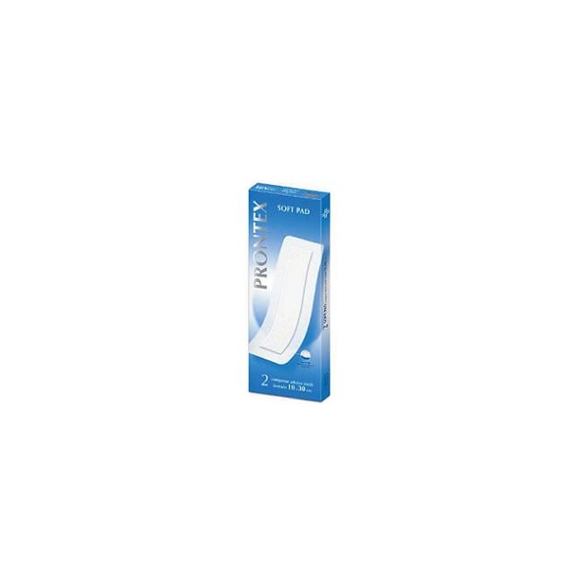 GARZA COMPRESSA PRONTEX SOFT PAD 10X30 CM 2 PEZZI