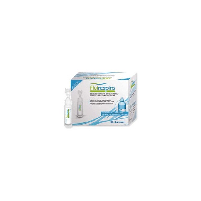 Fluirespira Soluzione Fisiologica 30 Flaconcini Fluirespira Soluzione Fisiologica 30 Flaconcini