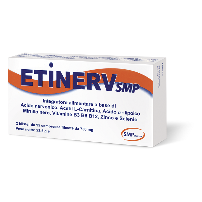 Smp Pharma Etinerv Integratore Alimentare 30 Compresse Smp Pharma Etinerv Integratore Alimentare 30 Compresse