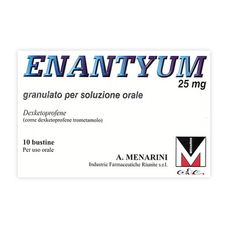 Menarini Enantyum 25mg Granulato Per Soluzione Orale 10 Bustine Menarini Enantyum 25mg Granulato Per Soluzione Orale 10 Bustine