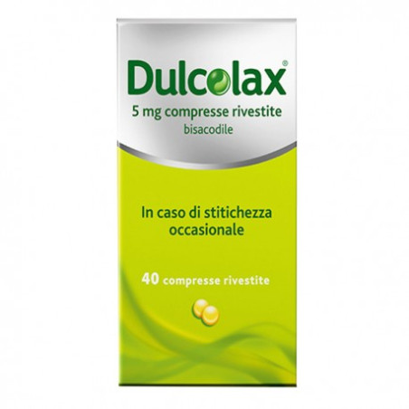 Dulcolax Bisacodile 5 Mg Farmaco Lassativo 40 Compresse Dulcolax Bisacodile 5 Mg Farmaco Lassativo 40 Compresse