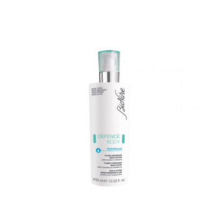Flacone da 400 Ml di Bionike Defence Body Hydraboost Fluido Idratante Corpo.