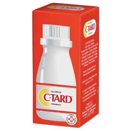 CTARD Farmaco a Base Di Vitamina C 500 Mg 60 Capsule A Rilascio Prolungato