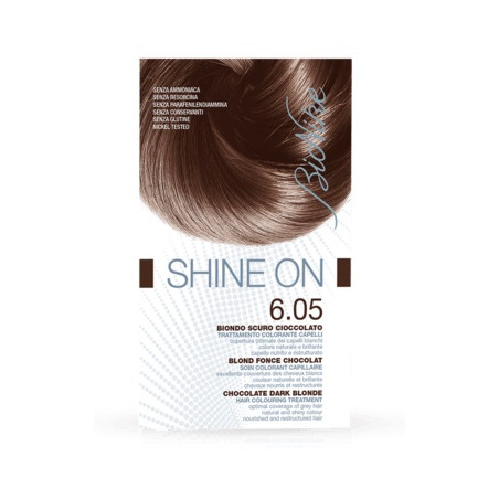 Confezione contenente Bionike Shine On Tinta per Capelli Biondo Scuro Cioccolato 6.05