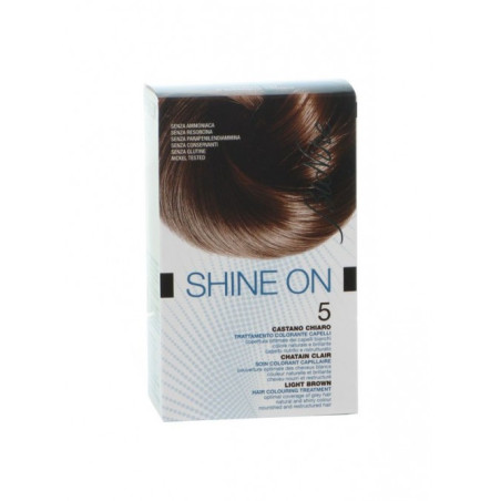 Confezione contenente Bionike Shine On Tinta per Capelli Castano Chiaro 5