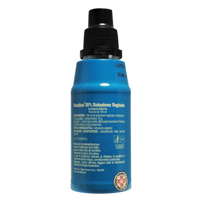 Meda Betadine Soluzione Vaginale 125ml 10% Meda Betadine Soluzione Vaginale 125ml 10%