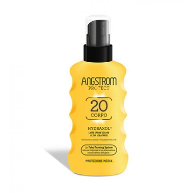 Angstrom Protect Hydraxol 20 Latte Spray Solare Ultra Idratante Spf 20 175ml Angstrom Protect Hydraxol 20 Latte Spray Solare Ultra Idratante Spf 20 175ml