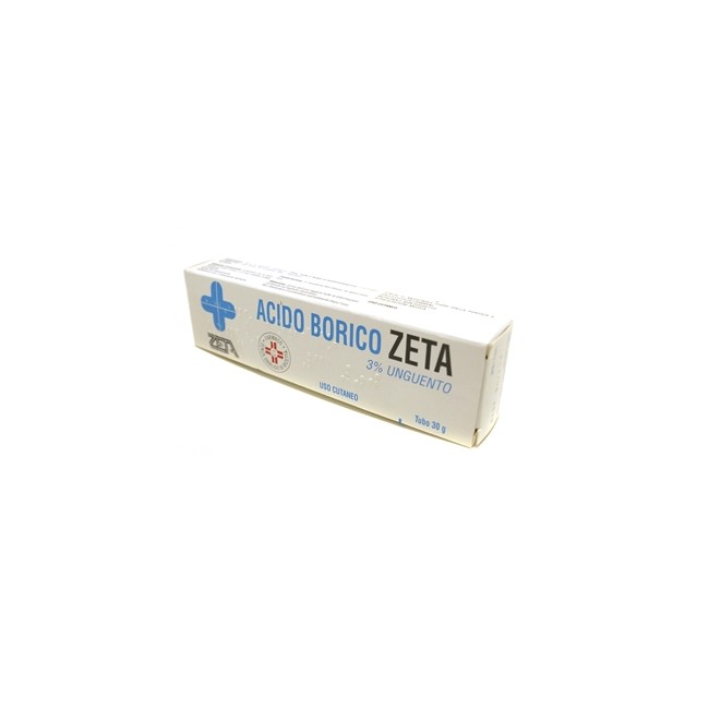 Acido Borico ZETA 3% Unguento 30g Acido Borico ZETA 3% Unguento 30g