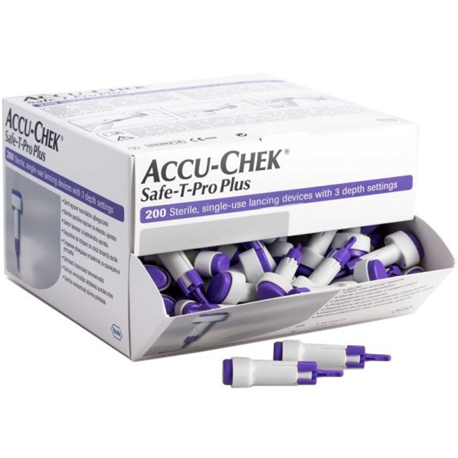 LANCETTE PUNGIDITO ACCU-CHEK SAFE T PRO PLUS PD 200 PEZZI LANCETTE PUNGIDITO ACCU-CHEK SAFE T PRO PLUS PD 200 PEZZI