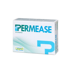 Confezione da 30 compresse di Permease, integratore per stress ossidativo e difese immunitarie.
