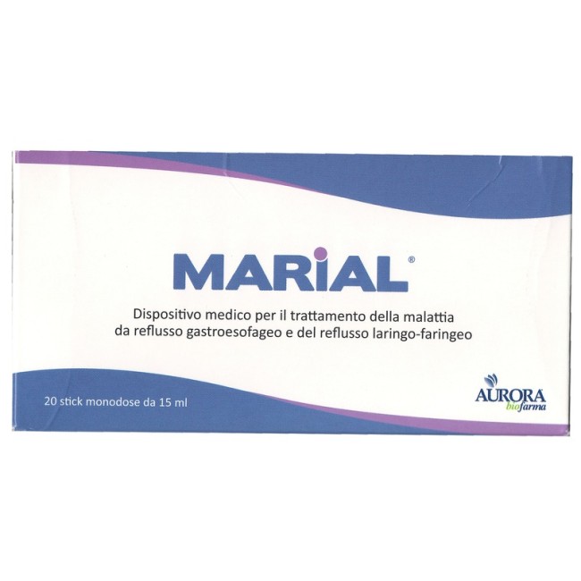 Confezione da 20 bustine liquidi di Marial rimedio per il reflusso gastrico Confezione da 20 bustine liquidi di Marial rimedio per il reflusso gastrico