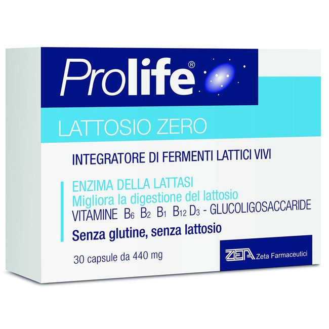 PROLIFE LATTOSIO ZERO 30 CAPSULE PROLIFE LATTOSIO ZERO 30 CAPSULE