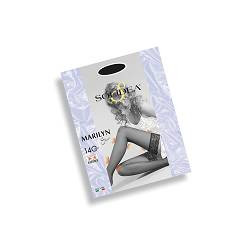 MARILYN 140 SHEER CALZE AUTOREGGENTI BRONZE 4